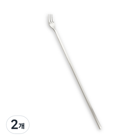 윌리브 국산 304스텐 라르고2 커트러리 티포크 롱, 2개, 단품