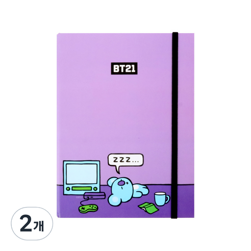 스튜디오에잇 라인프렌즈 BT21 다이어리M, 코야, 2개