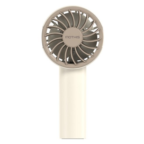 모디스 휴대용 무선 미니 저소음 초경량 손선풍기, KM-HF12C, 베이지