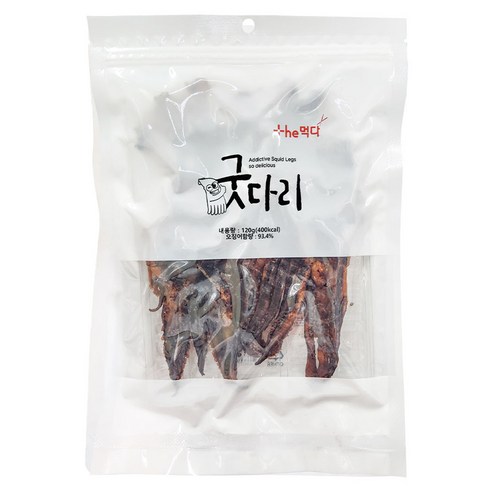 더먹다 굿다리 신선 조미오징어, 120g, 1개