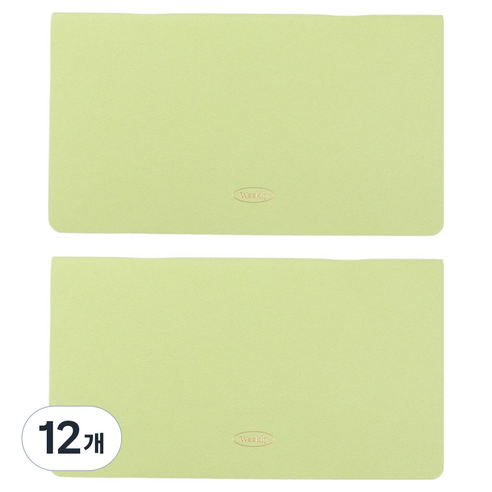 페이퍼리안 리마인드 위클리 스케줄러 만년형, 리프 그린, 12개
