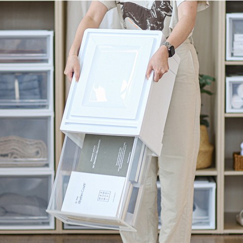 아이리스 시스템 수납박스 슬라이딩 서랍장 BC-500 후기 분석 - 서랍 손잡이 부분