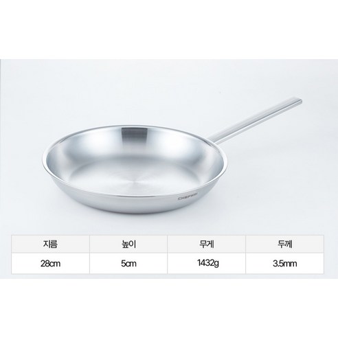 쉐프윈 인덕션 316스테인레스 후라이팬 후기 분석 - 박스 포장 상태