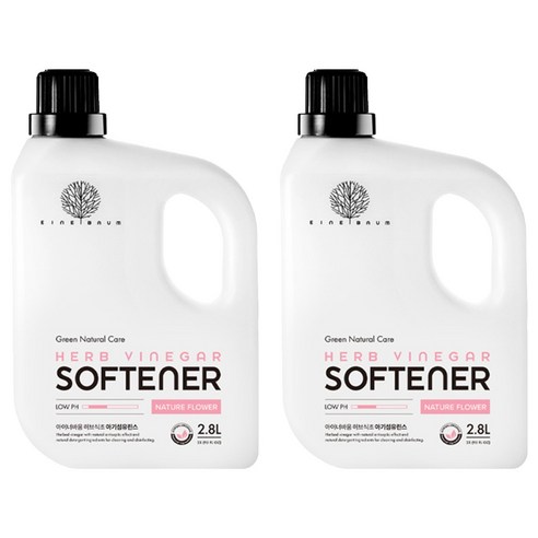 아이너바움 아기섬유린스 네이처플라워, 2개, 2.8L