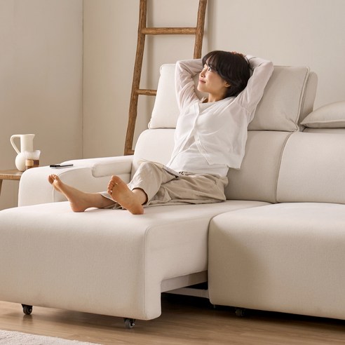 서울소호 무빙 리클라이너 슬라이드 4인용 소파 방문설치 후기 분석 - 측면 프레임 및 마감 상태