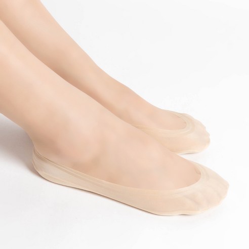 시너싹스 여성용 전체실리콘 논슬립 쿨 덧신 9켤레 이미지 3