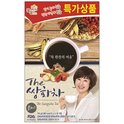 꽃샘 더 쌍화차 플러스, 15g, 50개입, 1개