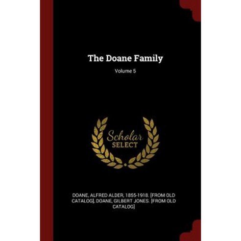The Doane Family; Volume 5 Paperback - 역사 연구 | 쿠팡