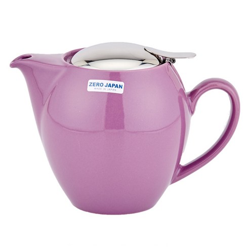 제로재팬 도자기 티포트 라운드 3인용, 히아신스, 580ml, 1개