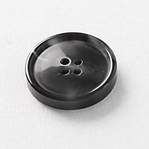 루킹 단추 20mm, 블랙, 4개