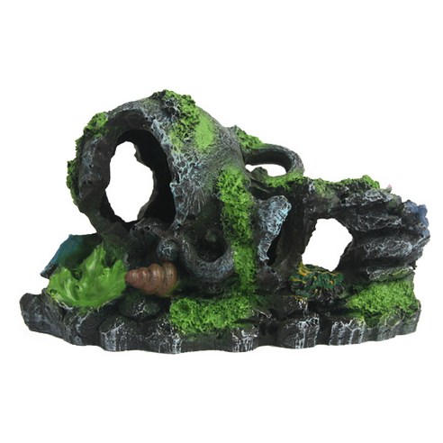 오션 해저 동굴 장식 피규어, 13 x 6 cm,..., 1개