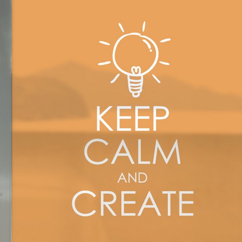 디자인수풀 컬러 안개시트 keep create - 창문시트지 | 쿠팡