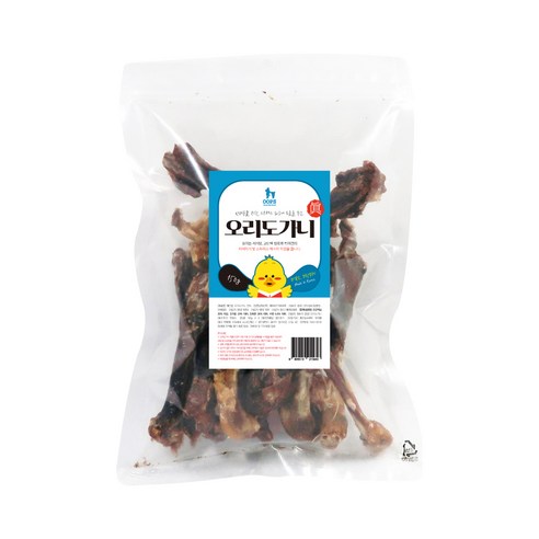 웁스 오리도가니 반려견 수제간식, 오리, 150g, 1개