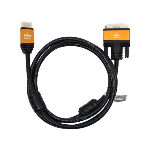 넥시 HDMI 2.0 to DVI 골드메탈 모니터 케이블 V2.0 솔직 후기 | 실사용자 리뷰 분석 - 상품 이미지 2