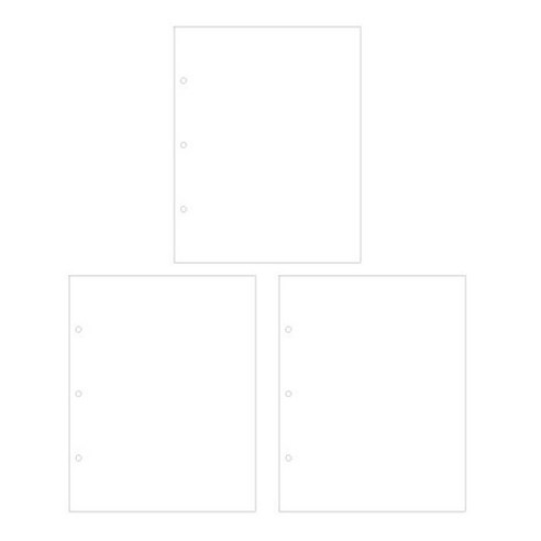 아이코닉 메모리바인더 내지 SCRAP BOOK, 12매, 3개
