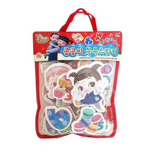 콩순이 콩콩이 목욕스티커, 123숫자놀이, 1개