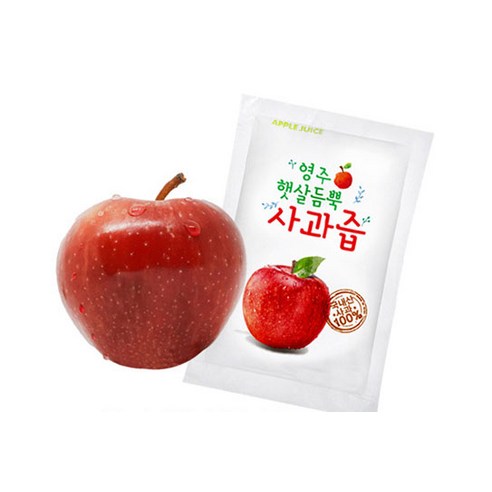 영주햇살듬뿍 사과즙 100ml, 50개 이미지 3