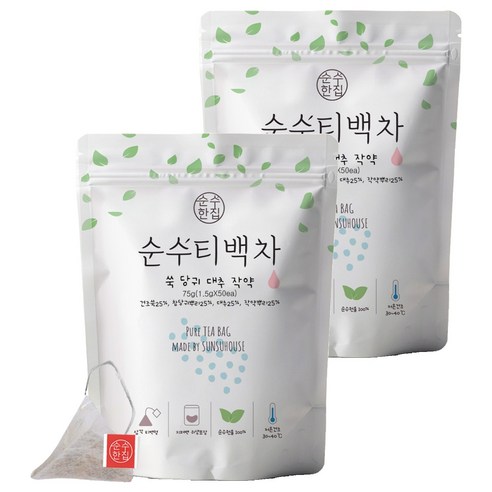 순수한집 쑥 당귀 대추 작약차, 1.5g, 50개입, 2개