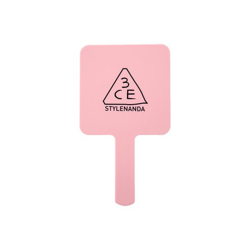 3CE 미니 사각 손거울, 핑크 루머, 1개
