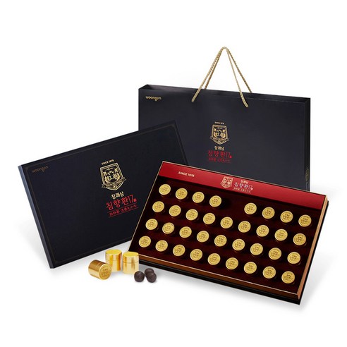 웅진 장쾌삼 침향환 17 3.75g x 35p + 쇼핑백, 131.25g, 1세트