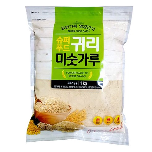 대주식품 슈퍼푸드 귀리 미숫가루 1kg, 1개 솔직 후기 | 실사용자 리뷰 분석 썸네일