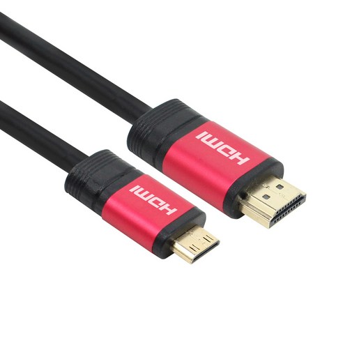 넥시 레드메탈 MINI HDMI V2.0 모니터 케이블, 5m, 1개