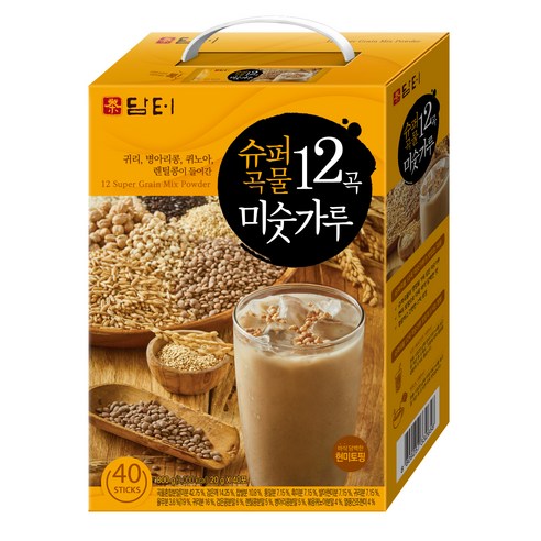 담터 슈퍼 곡물 12곡 미숫가루 800g, 1개 솔직 후기 | 실사용자 리뷰 분석 - 상품 이미지 1
