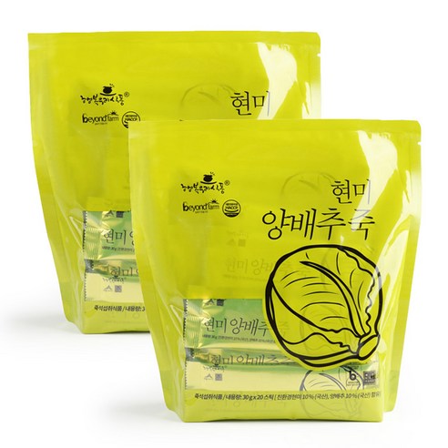 행복우리식품 현미양배추죽 스틱 600g, 2개 솔직 후기 | 실사용자 리뷰 분석 썸네일