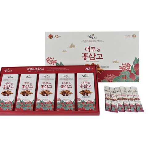 생생대추 대추 앤 홍삼고 스틱, 390g, 1개