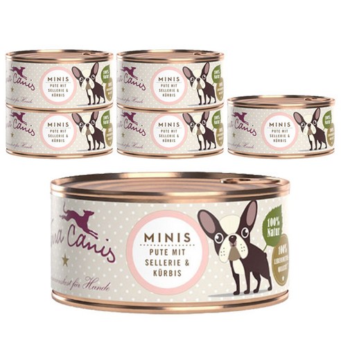 테라카니스 강아지 미니 습식사료, 칠면조+샐러리, 100g, 6개
