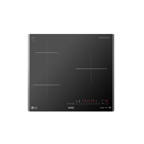 LG전자 디오스 전기레인지 인덕션 3구 프리 스탠딩 C 8.5cm, BEI3GST2, 방문설치