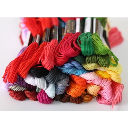 모핸 십자수실 50색 세트 이미지 2