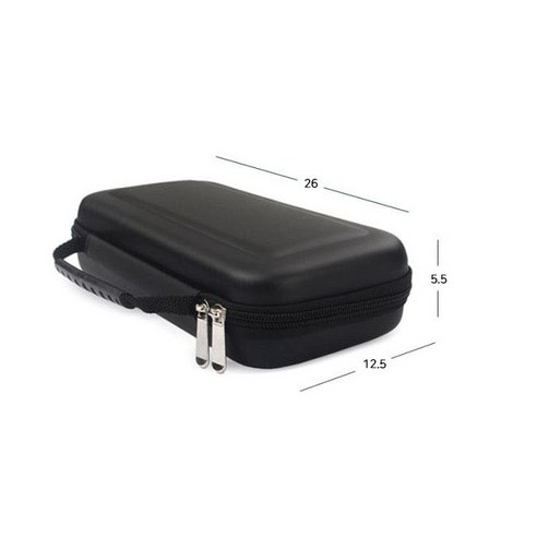 안녕마켓 닌텐도 스위치 휴대용 하드 파우치 블랙 이미지 2