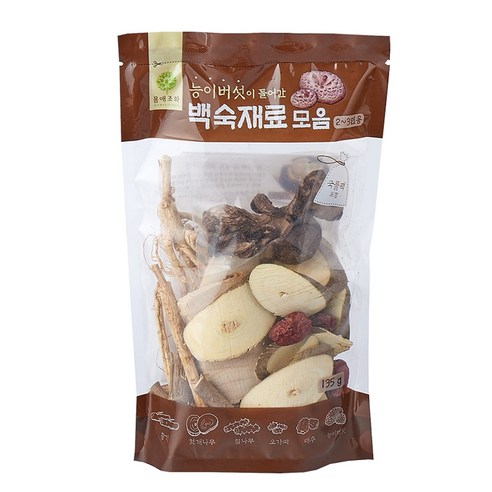 몸애조화 능이버섯이 들어간 백숙재료 모음 135g, 2개 맛있게 먹은 솔직 후기 - 상품 이미지 2