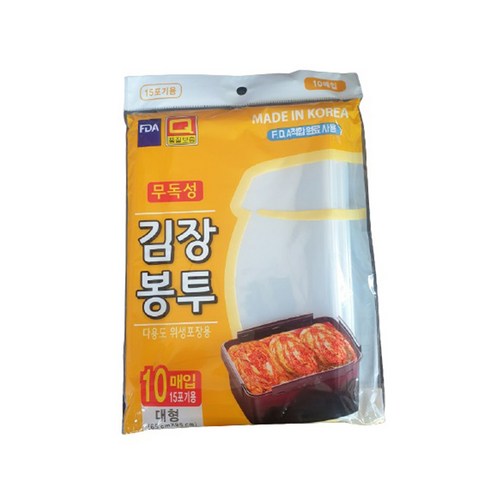 우진크린라이프 김장봉투 15포기용 대 65cm x 95 cm