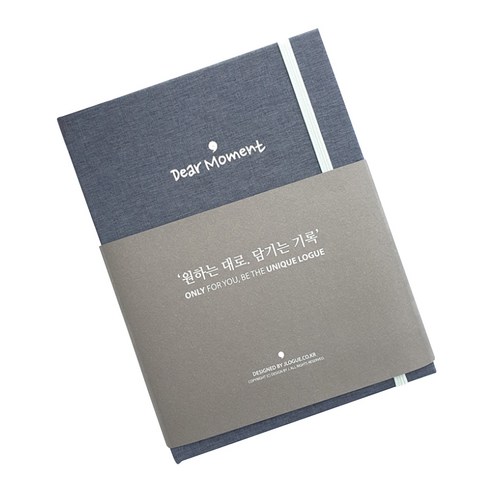 제이로그 쁘띠로그 바인더 만년 다이어리, 다크데님, 1개