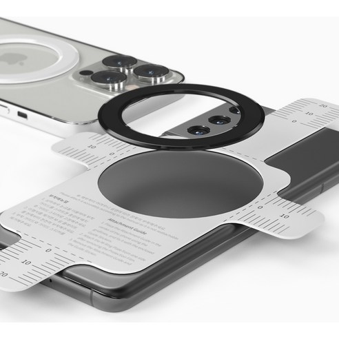 신지모루 전기종 맥세이프 호환 M 링 플레이트 자석 스티커 이미지 4