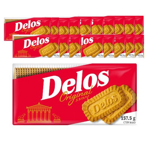 Chungwoo Foods Delos Original Cookies, 157.5g, 20個 - 優惠推薦 | Coupang 酷澎