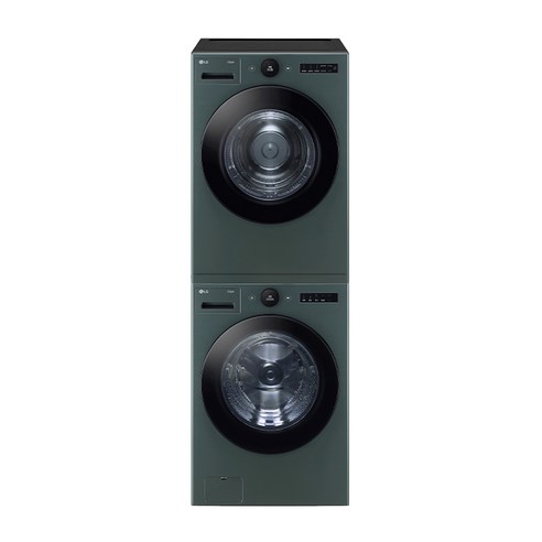LG전자 트롬 오브제 컬렉션 세탁기 네이처 그린 23kg + 건조기 네이처 그린 20kg 세트 FX23GN-2G 방문설치