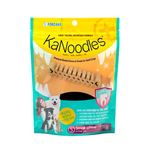 카누들 잇몸플러스 강아지 덴탈껌 S