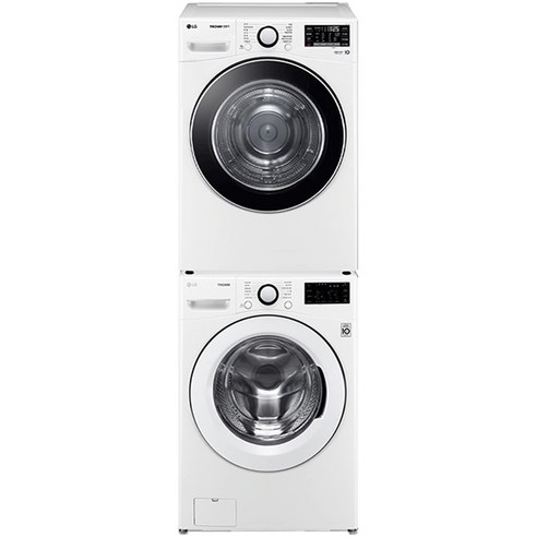 트롬 세탁기 F19WDBU + 건조기 RH19WTWN 19kg + 19kg 방문설치, 화이트, F19WDBU(세탁기), RH19WTWN(건조기)