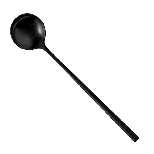 VBCCASA VBC 네로 커트러리 디너스푼, 1개, BLACK
