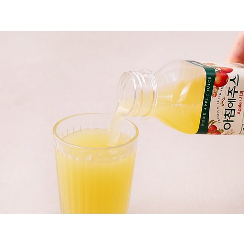 아침에주스 사과