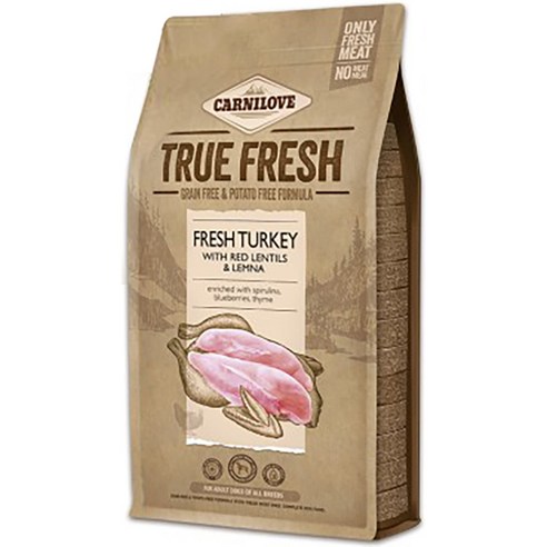 카니러브 어덜트 트루 프레시 강아지 사료, 1개, 1.4kg, 칠면조