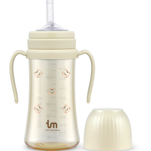 토비앤몰리 돗람이 PPSU 빨대컵, 280ml, 1개, 바닐라