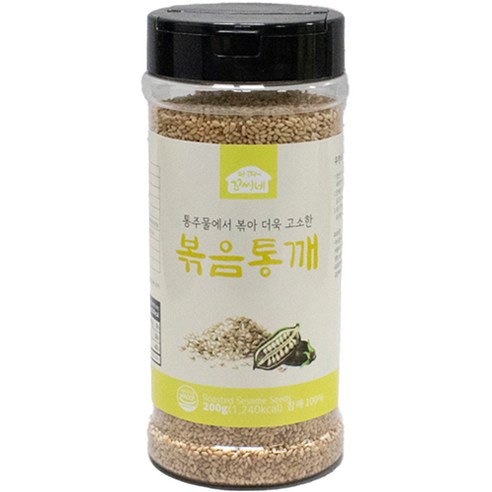 '아따꼬시네 우영식품 통주물에서 볶아 더욱 고소한 볶음통깨, 200g, 1개' 최저가 검색, 최저가 3,420원 - 할인 알림
