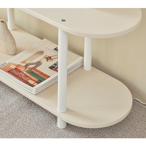 세련된 디자인과 실용성을 모두 갖춘 룸앤홈 모노 라운드 선반