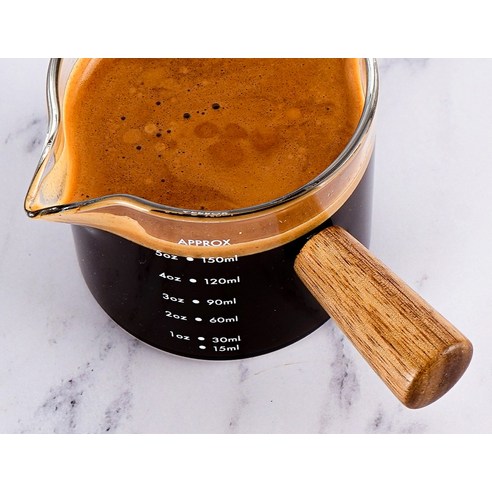 누보 우드 손잡이 샷잔 70 x 65mm 이미지 3