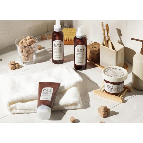 스킨푸드 블랙슈가 퍼펙트 스크럽 폼 후기 분석 - 제형 텍스처 디테일