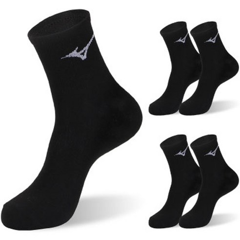 미즈노 스피드 미드 스포츠 양말 S × 그레이 × 5세트